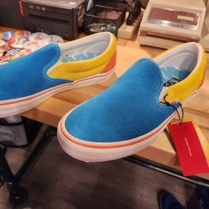 Vans "The Simpsons" Slip On Pro - Blue/Yellow - Never Worn
